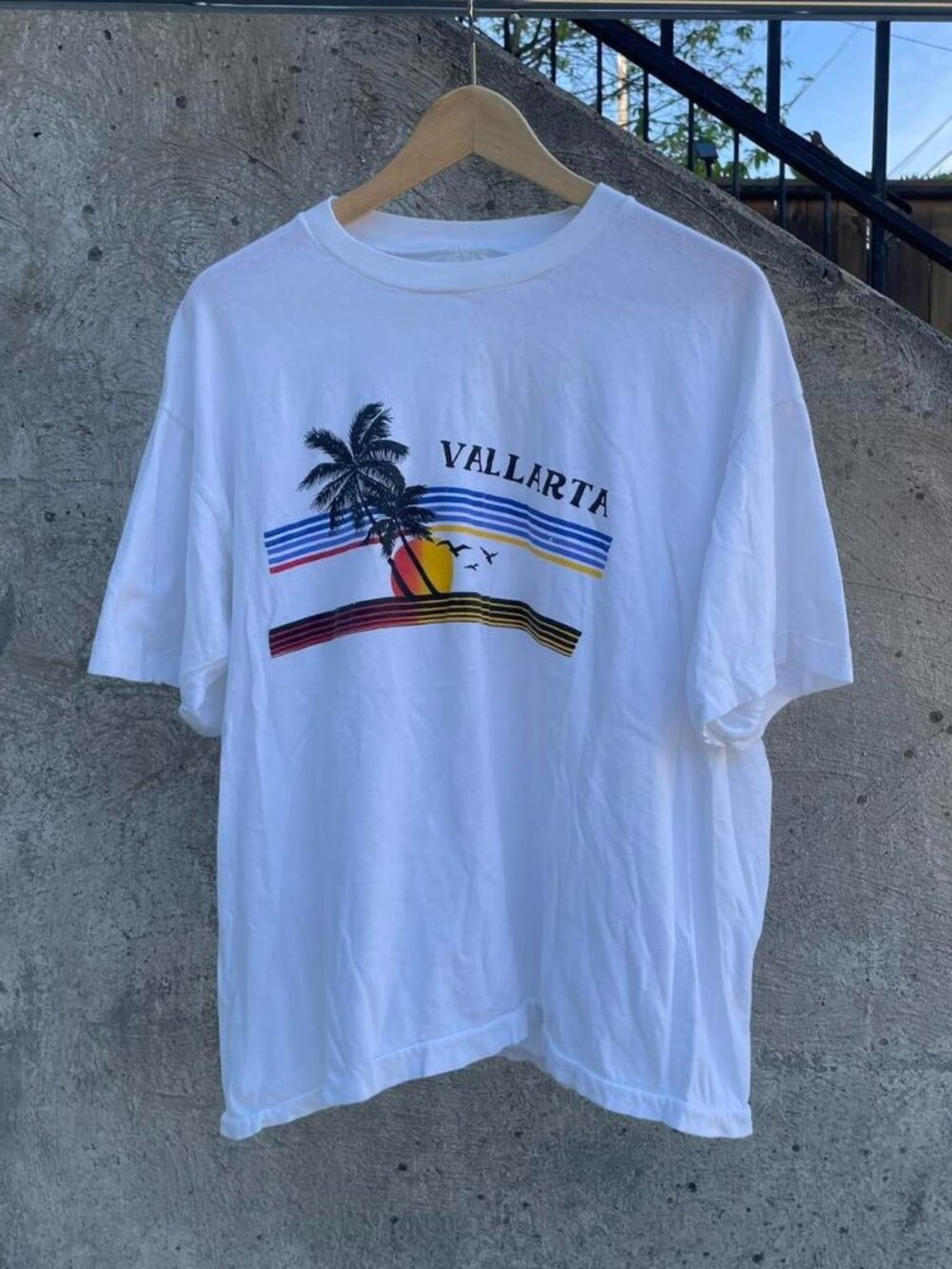 Vintage 90s Vallarta single stitch t shirt